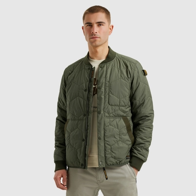 PME-Legend - Heren jas - Donkergroen - Short jacket FLYGLICER Lire Rib
