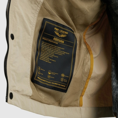 PME-Legend - Herenjas - Beige - Pja2502111 - Short jacket AEROVANN High dense c