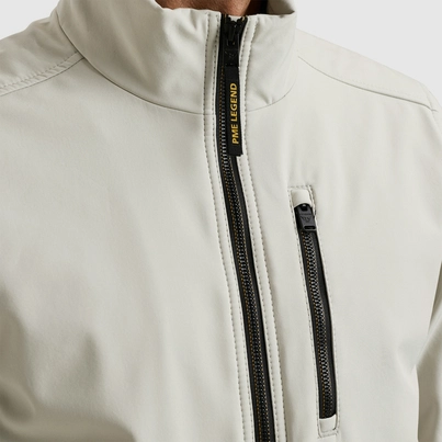 PME-Legend - Herenjas - Ecru - Pja2502103 - Flight jacket SKYGLIDER 3L Softshe