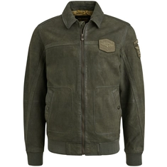 PME-Legend - Leren jassen - Donkergroen - Flight jacket SUMMER HUDSON Sheep