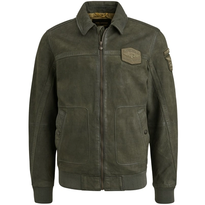 PME-Legend - Leren jassen - Donkergroen - Flight jacket SUMMER HUDSON Sheep