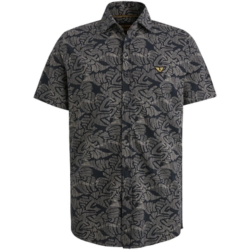PME-Legend - Overhemd korte mouw - Blauw - Psis2503238 - Short Sleeve Shirt Print on Jersey
