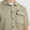 PME-Legend - Overhemd korte mouw - Donkergroen - Short Sleeve Shirt Ctn linen - Psis2505230