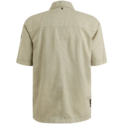PME-Legend - Overhemd korte mouw - Donkergroen - Short Sleeve Shirt Ctn linen - Psis2505230