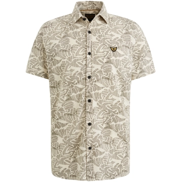 PME-Legend - Overhemd korte mouw - Ecru - Psis2503238 - Short Sleeve Shirt Print on Jersey