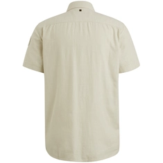 PME-Legend - Overhemd korte mouw - Ecru - Psis2503242 - Short Sleeve Shirt Slub Cotton