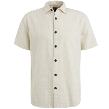 PME-Legend - Overhemd korte mouw - Ecru - Psis2503246 - Short Sleeve Shirt Tone in tone Gr