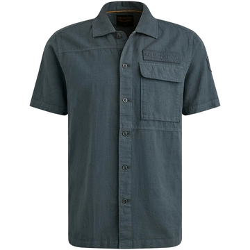 PME-Legend - Overhemd korte mouw - Grijs - Short Sleeve Shirt Ctn linen - Psis2505230