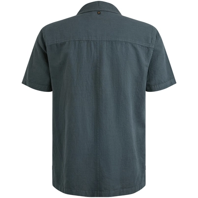 PME-Legend - Overhemd korte mouw - Grijs - Short Sleeve Shirt Ctn linen - Psis2505230
