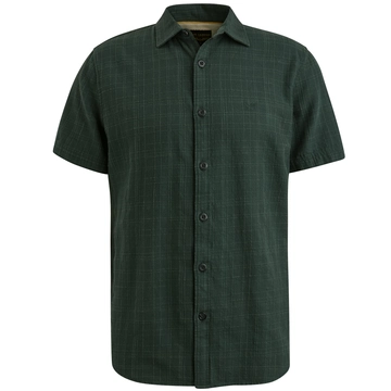 PME-Legend - Overhemd korte mouw - Groen - Psis2503246 - Short Sleeve Shirt Tone in tone Gr