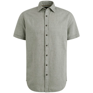 PME-Legend - Overhemd korte mouw - Groen - Psis2504208 - Short Sleeve Shirt Ctn Linen 2 ton