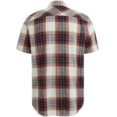PME-Legend - Overhemd korte mouw - Oudroze - Psis2503234 - Short Sleeve Shirt Y/D Slub Herrin