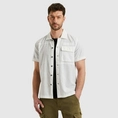 PME-Legend - Overhemd korte mouw - Wit - Short Sleeve Shirt Ctn linen - Psis2505230