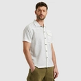 PME-Legend - Overhemd korte mouw - Wit - Short Sleeve Shirt Ctn linen - Psis2505230