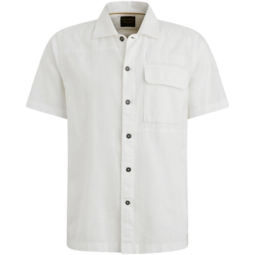 PME-Legend - Overhemd korte mouw - Wit - Short Sleeve Shirt Ctn linen - Psis2505230