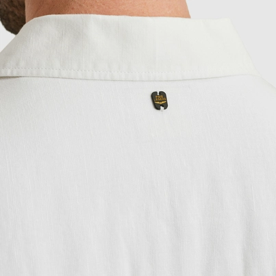 PME-Legend - Overhemd korte mouw - Wit - Short Sleeve Shirt Ctn linen - Psis2505230