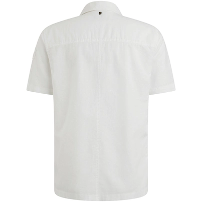 PME-Legend - Overhemd korte mouw - Wit - Short Sleeve Shirt Ctn linen - Psis2505230