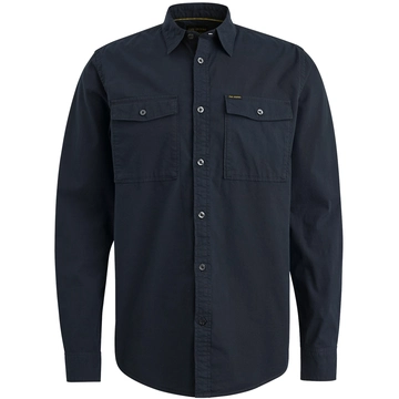 PME-Legend - Overhemd lange mouw - Blauw - Psi2502204 - Long Sleeve Shirt Light Gd Poplin