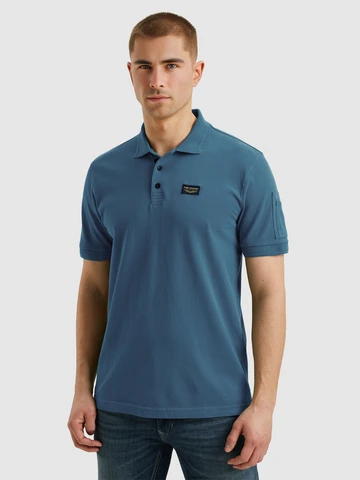 PME-Legend - Polo - Blauw - Ppss2502899 - Short sleeve polo trackway polo