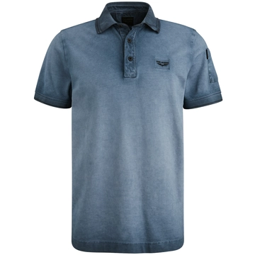 PME-Legend - Polo - Blauw - Ppss2503855 - Short sleeve polo cold dye pique