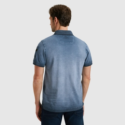 PME-Legend - Polo - Blauw - Ppss2503855 - Short sleeve polo cold dye pique