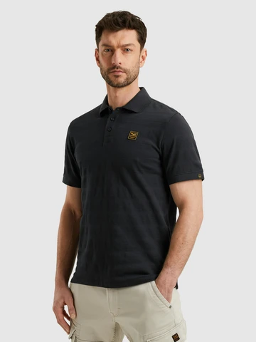 PME-Legend - Polo - Blauw - Ppss2504854 - Short sleeve polo jacquard jersey