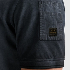 PME-Legend - Polo - Blauw - Ppss2504857 - Short sleeve polo cold dye pique