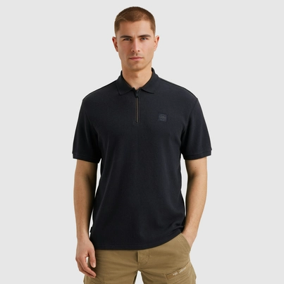 PME-Legend - Polo - Blauw - Ppss2505863 - Short sleeve polo flatback waffle