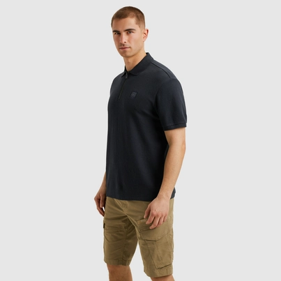PME-Legend - Polo - Blauw - Ppss2505863 - Short sleeve polo flatback waffle