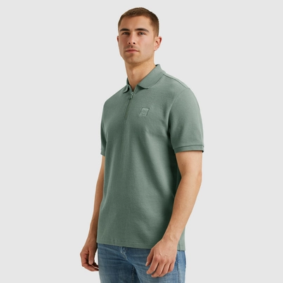 PME-Legend - Polo - Blauw - Ppss2505863 - Short sleeve polo flatback waffle