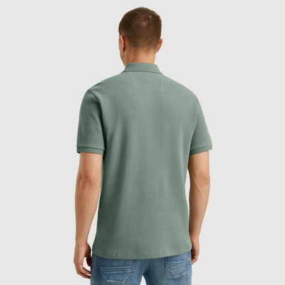 PME-Legend - Polo - Blauw - Ppss2505863 - Short sleeve polo flatback waffle