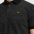 PME-Legend - Polo - Blauw - Short sleeve polo fine pique aop - Ppss2505859