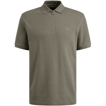 PME-Legend - Polo - Donkergroen - Ppss2505863 - Short sleeve polo flatback waffle