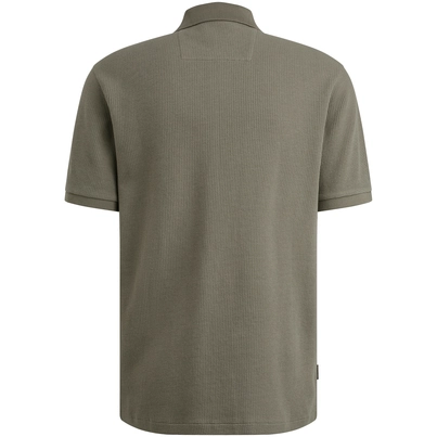 PME-Legend - Polo - Donkergroen - Ppss2505863 - Short sleeve polo flatback waffle