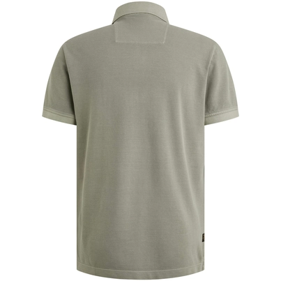 PME-Legend - Polo - Donkergroen - Short sleeve polo pique garment dy - Ppss2505850