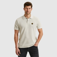 PME-Legend - Polo - Ecru - Ppss2502853 - Short sleeve polo cotton