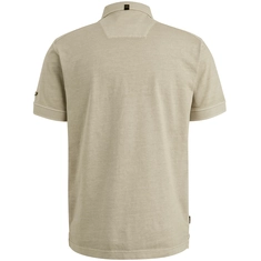 PME-Legend - Polo - Ecru - Ppss2503861 - Short sleeve polo cargo garment dy
