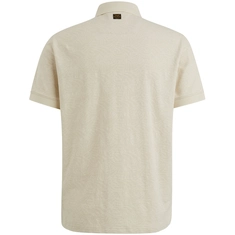PME-Legend - Polo - Ecru - Ppss2503883 - Short sleeve polo Jacquard jersey