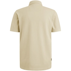 PME-Legend - Polo - Ecru - Ppss2504850 - Short sleeve polo pique garment dy