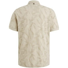 PME-Legend - Polo - Ecru - Ppss2504851 - Short sleeve polo two tone pique p