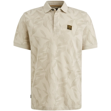 PME-Legend - Polo - Ecru - Ppss2504851 - Short sleeve polo two tone pique p