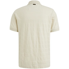 PME-Legend - Polo - Ecru - Ppss2504854 - Short sleeve polo jacquard jersey