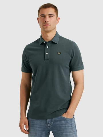 PME-Legend - Polo - Grijs - Ppss2505850 - Short sleeve polo pique garment dy