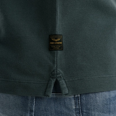 PME-Legend - Polo - Grijs - Short sleeve polo pique garment dy - Ppss2505850