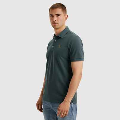 PME-Legend - Polo - Grijs - Short sleeve polo pique garment dy - Ppss2505850