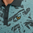 PME-Legend - Polo - Grijs - Short sleeve polo slub jersey prin - Ppss2505871