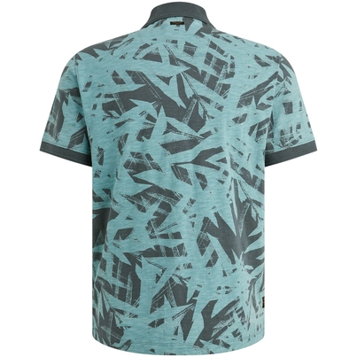 PME-Legend - Polo - Grijs - Short sleeve polo slub jersey prin - Ppss2505871