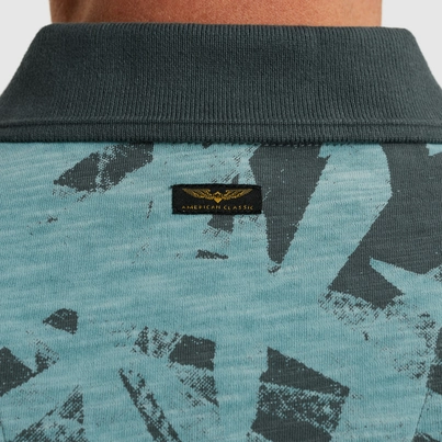 PME-Legend - Polo - Grijs - Short sleeve polo slub jersey prin - Ppss2505871