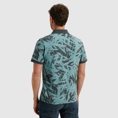 PME-Legend - Polo - Grijs - Short sleeve polo slub jersey prin - Ppss2505871