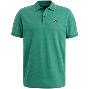 PME-Legend - Polo - Groen - Ppss2503856 - Short sleeve polo jacquard pique